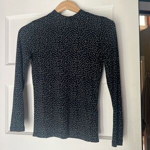 Vince stretchy modal long-sleeve top XS